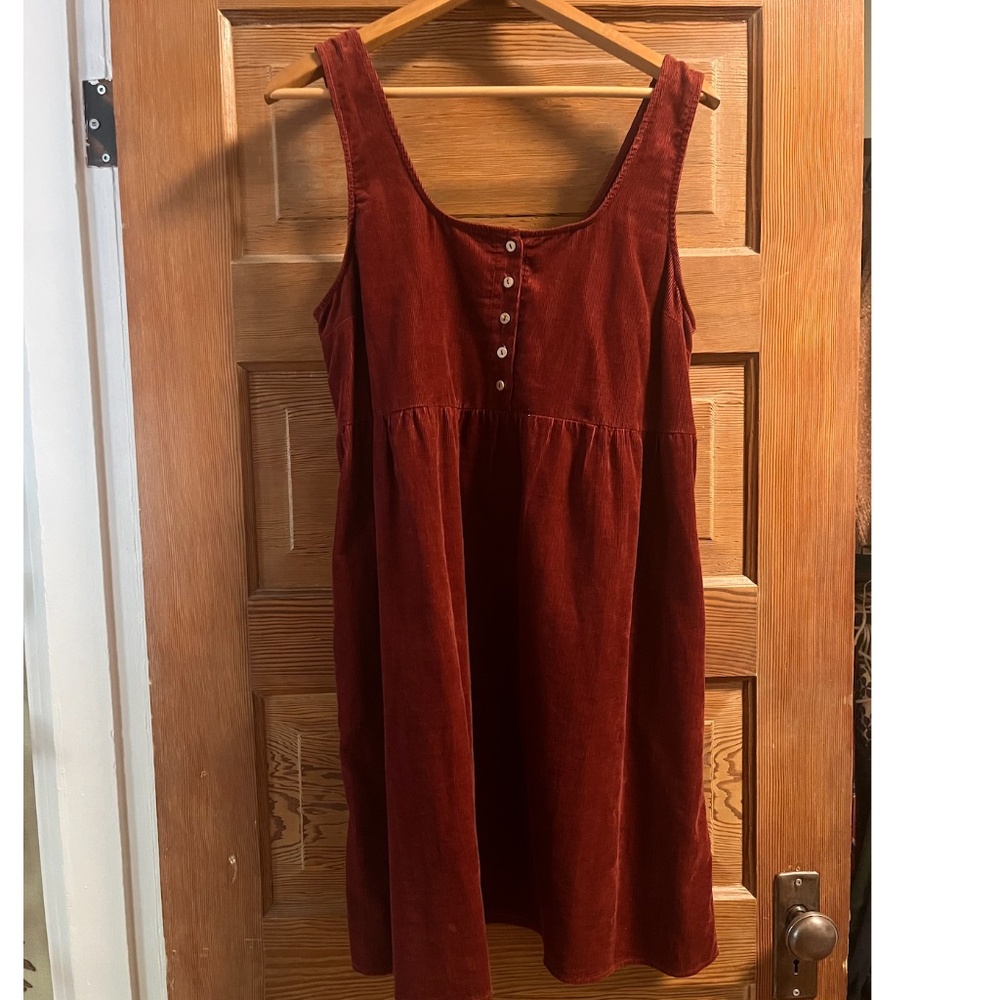 Wishlist corduroy sleeveless dress / size M